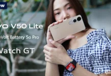 รีวิว vivo V50 Lite แบตฯ อึด แข็งแกร่ง มาพร้อม Watch GT แบตฯ นาน 21 วัน