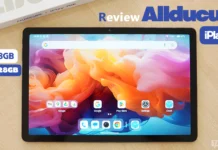 รีวิว Allducube iPlay 70E แท็บเล็ตจอใหญ่ ใส่ซิมได้ มาพร้อม RAM 8GB/ROM 128GB ราคาสุดคุ้ม 5,990 บาท